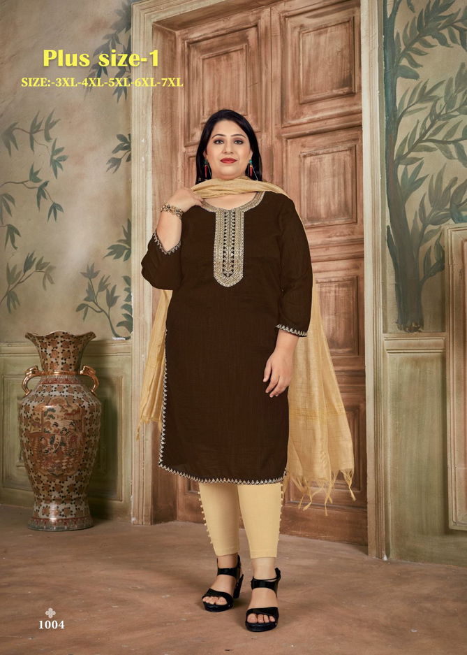 Plus Size V 1 Designer Kurtis Catalog